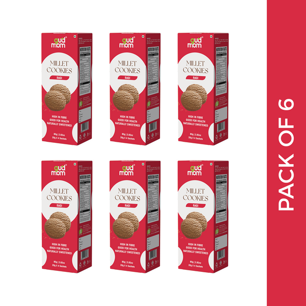 Ragi Millet Cookies 80g x6 Combo