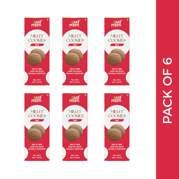 Ragi Millet Cookies 80g x6 Combo