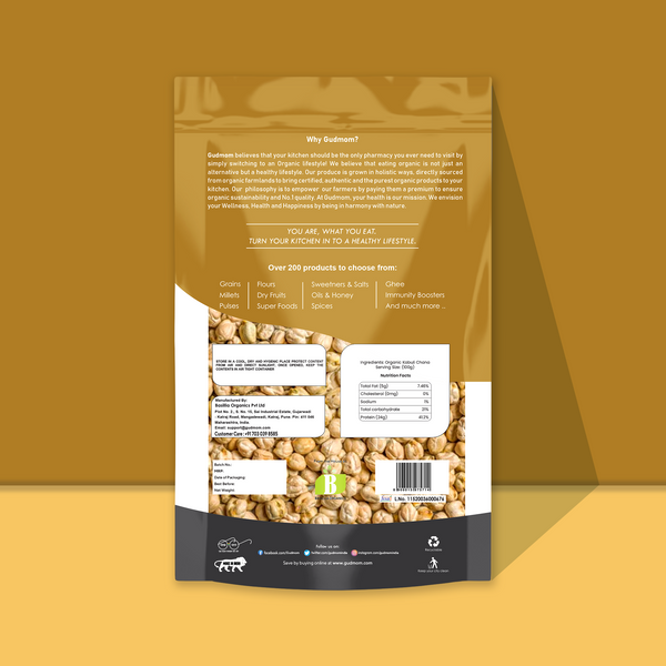 Organic Kabuli Chana 500 g