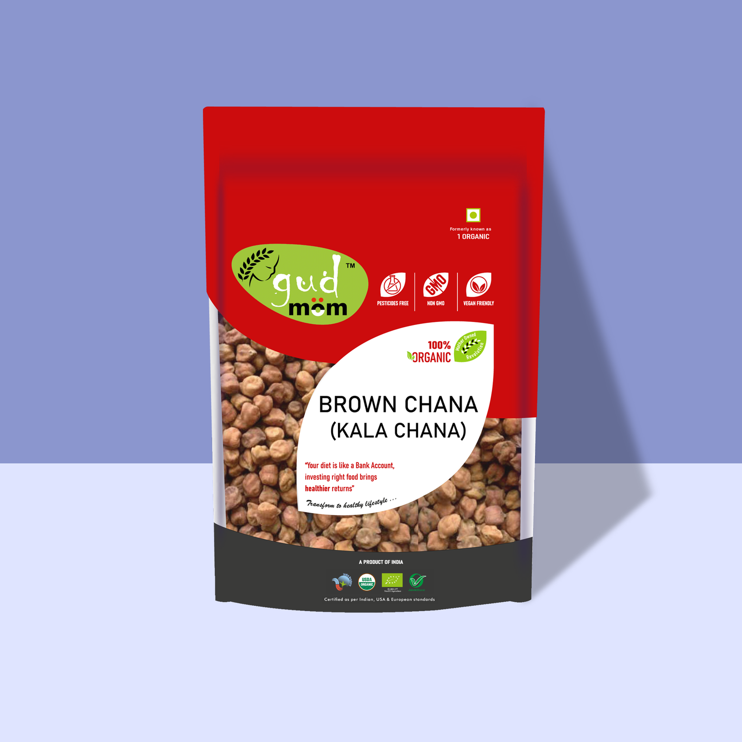 Organic Brown Chana (Kala Chana) 500 g
