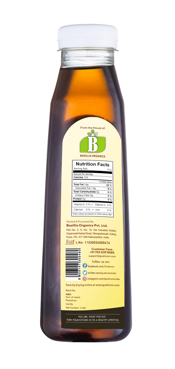 Organic Cold Pressed Mustard Oil 1 Kg