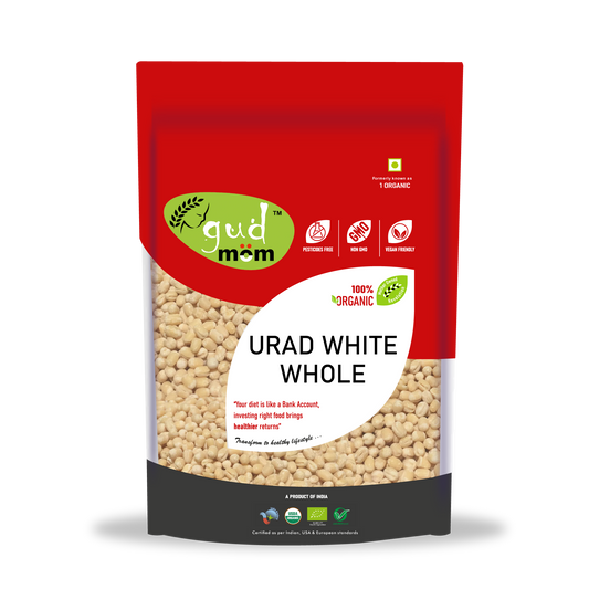 Organic Urad White Whole 500 g