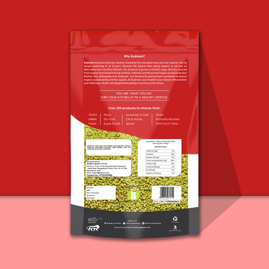 Organic Browntop Millet 500 g