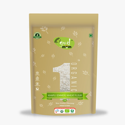 Organic Khapli (Emmar) Wheat Flour 5 Kg