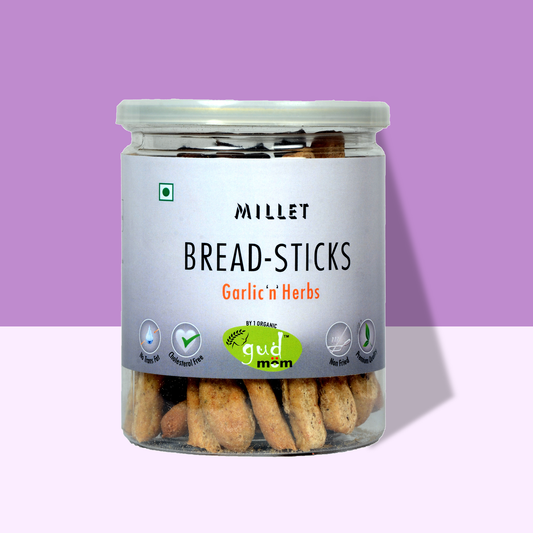 Millet Bread Sticks - Garlic 'n' Herbs 100 g