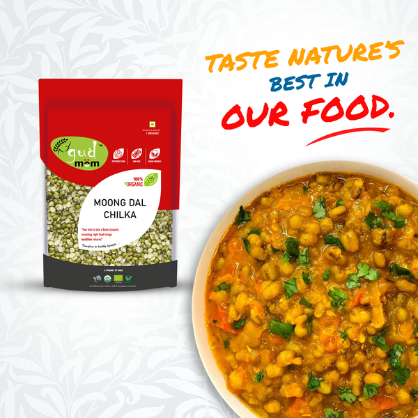 Organic Moong Dal Chilka 500 g