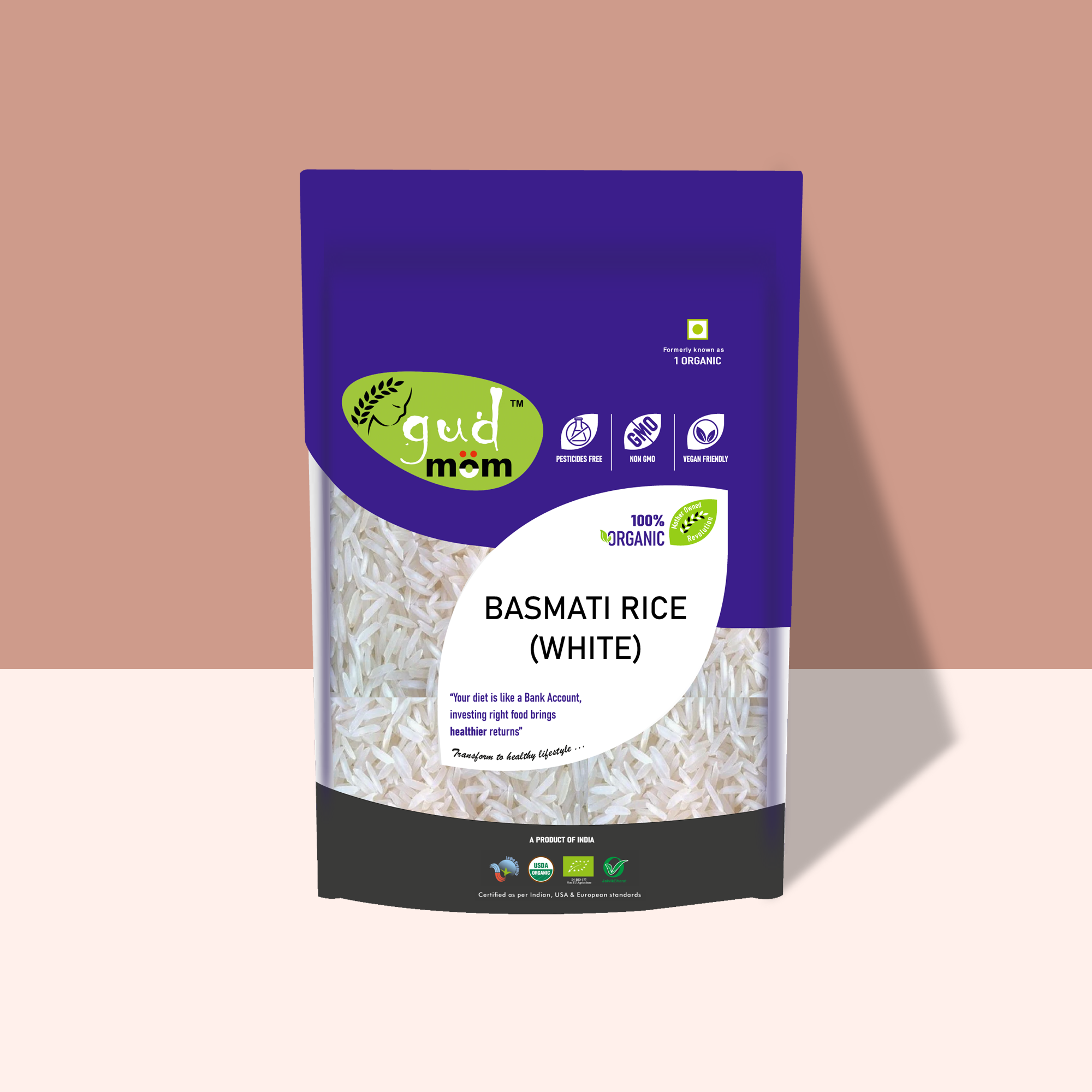 Organic White Basmati Rice 1