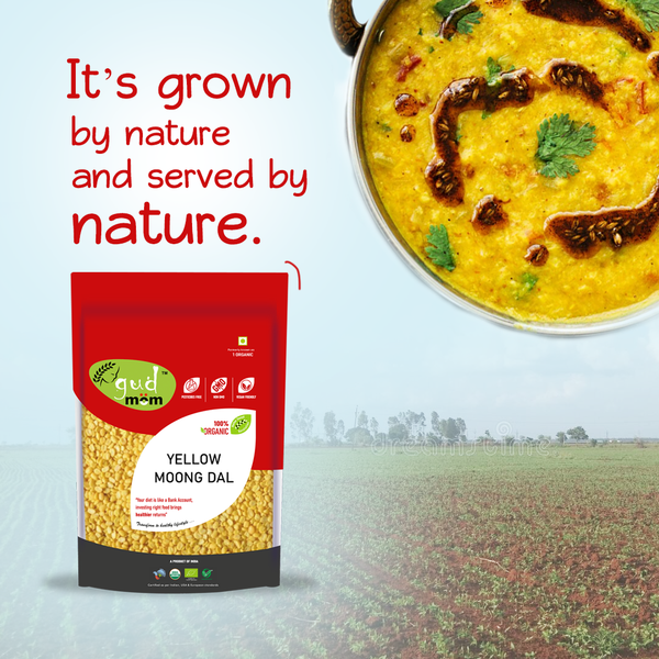 Organic Yellow Moong Dal 500 g