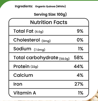 Organic Quinoa (White) 500 g