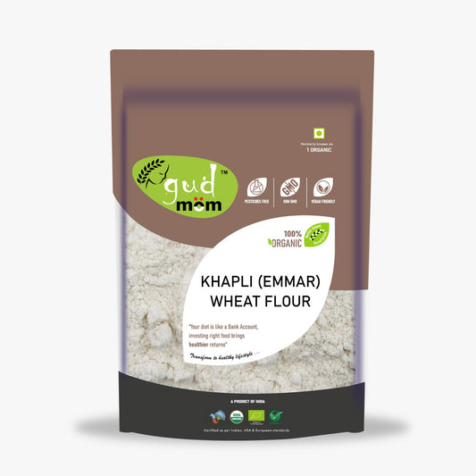 Organic Khapli (Emmar) Wheat Flour 2 Kg