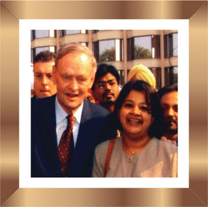 With Canadian Prime Minister Mr. Jean Chretien