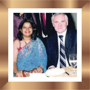 With Irish Prime Minister Mr. Bertie Ahern