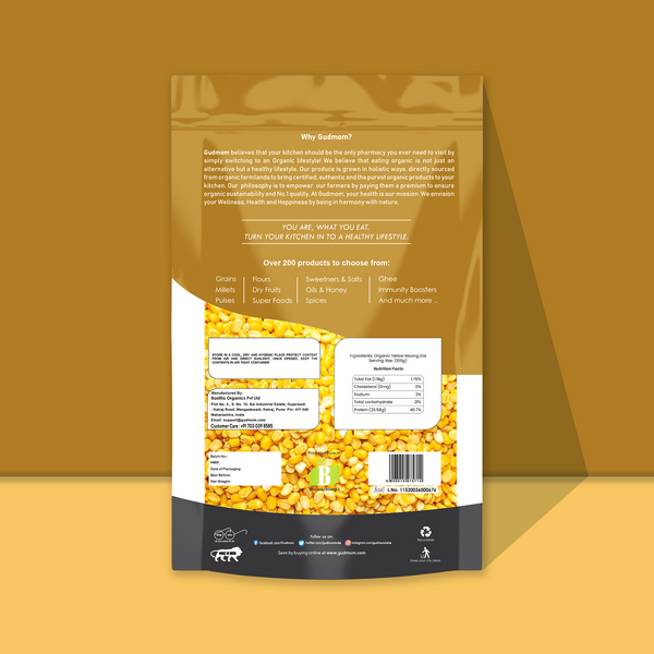 Organic Yellow Moong Dal 500 g