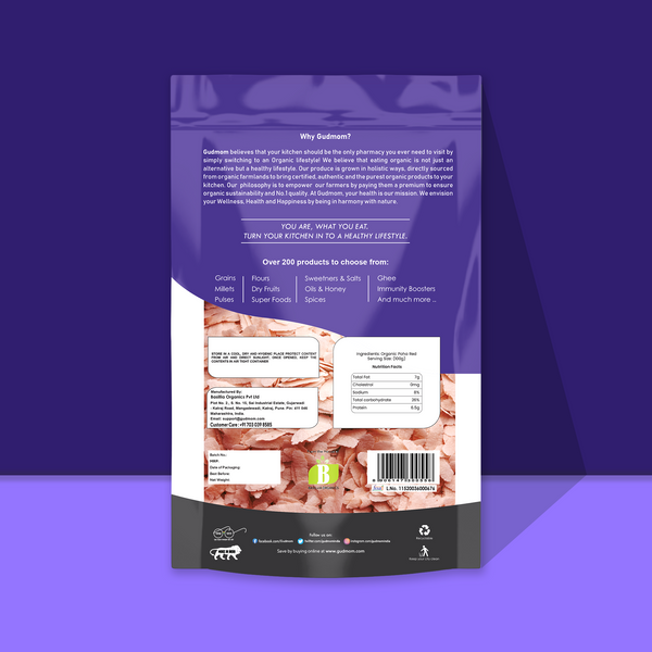 Organic Poha Red  500 g