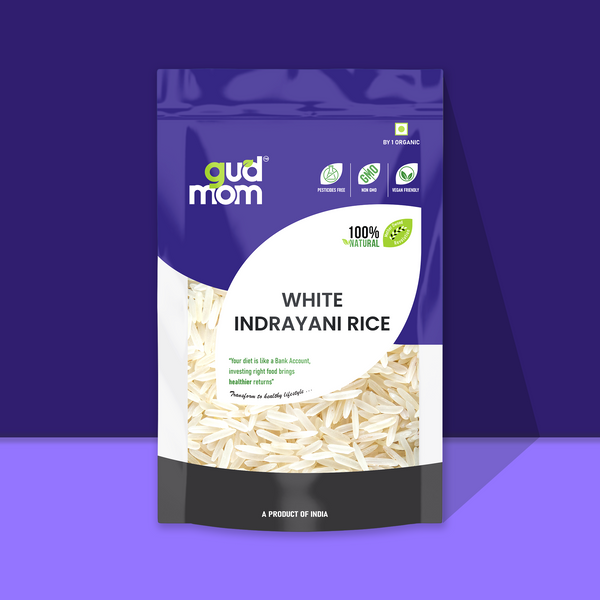 Organic White Indrayani Rice 1 Kg