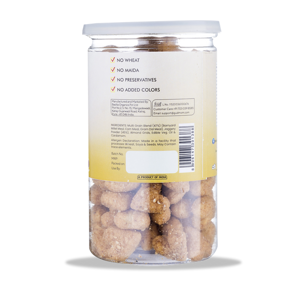 Gudmom Millet Almond Hearts 80 g ( Pack Of 3 )