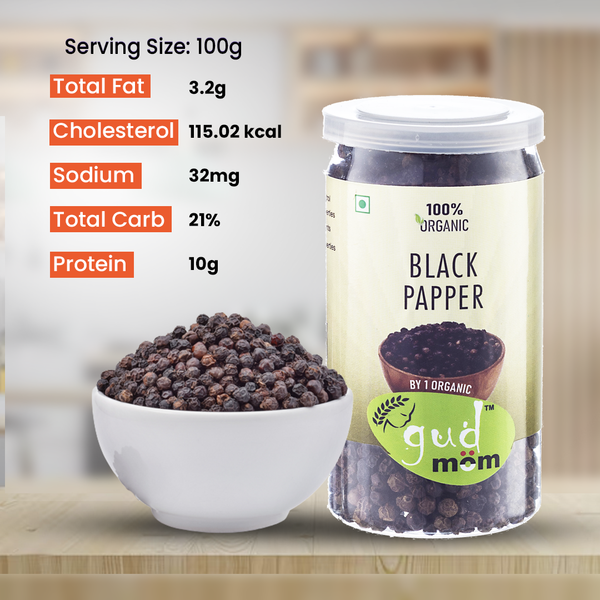 Organic Black Pepper 100 g