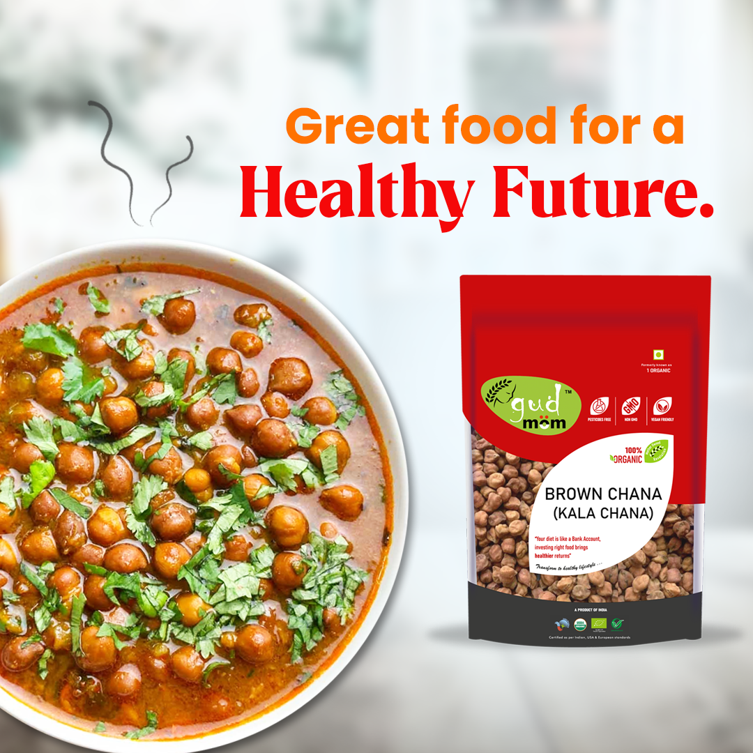 Organic Brown Chana (Kala Chana) 500 g