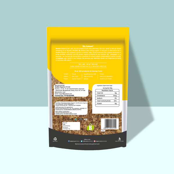 Organic Brown Sugar 1 Kg