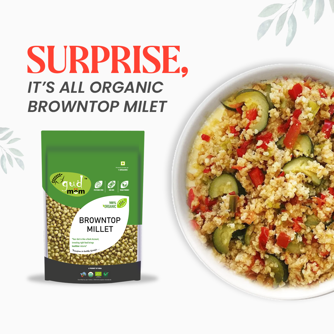 Organic Browntop Millet 500 g