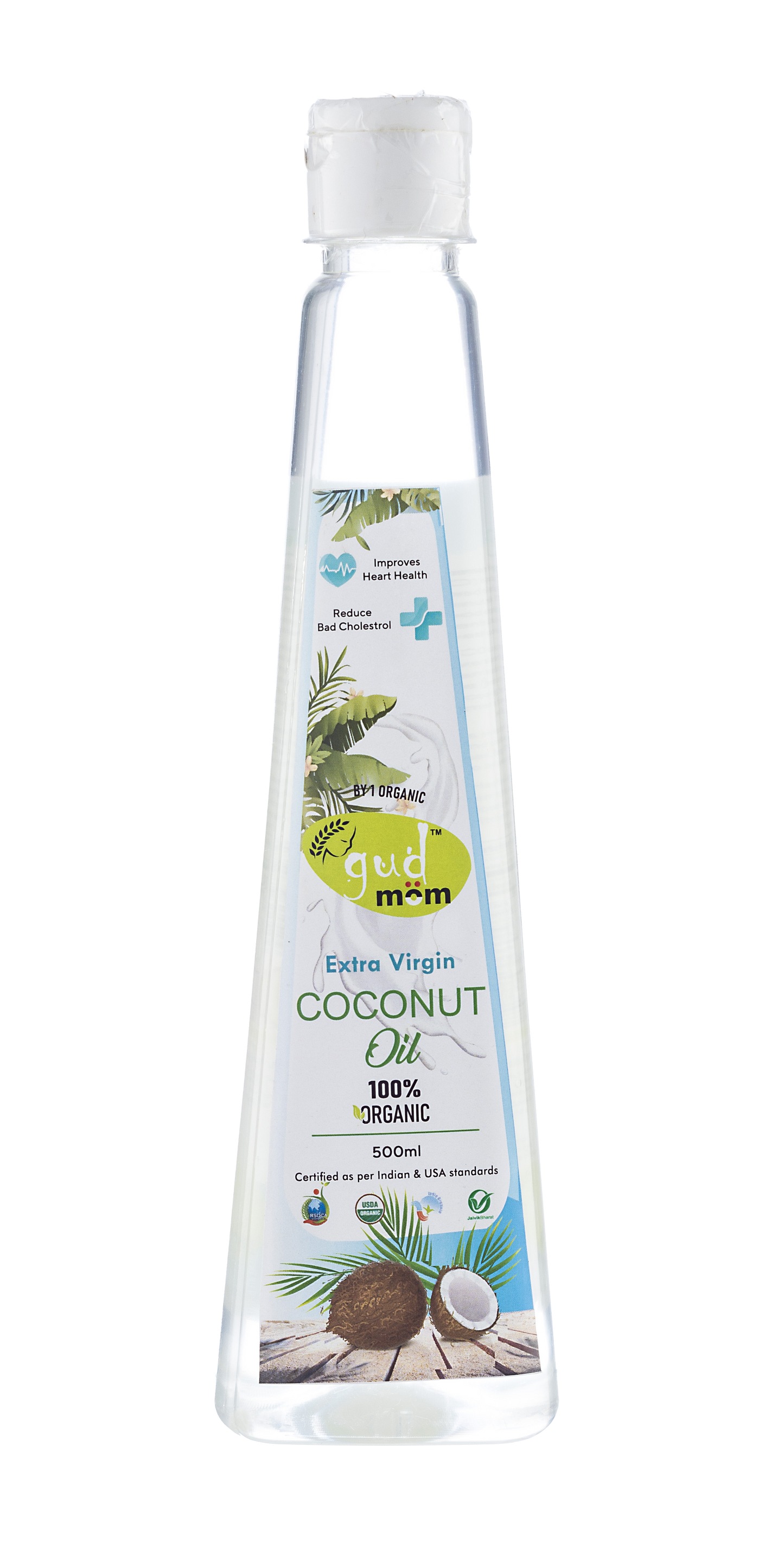 Organic Cold Pressed Extra Virgin Coconut Oil 500 g