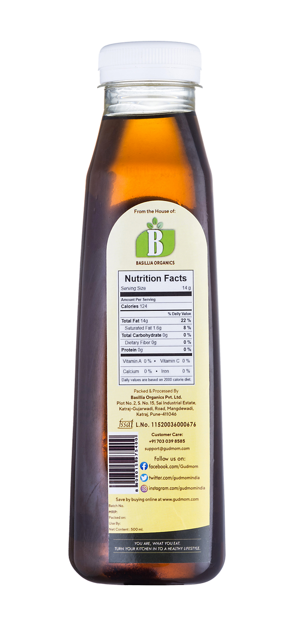 Organic Cold Pressed Mustard Oil 500 g