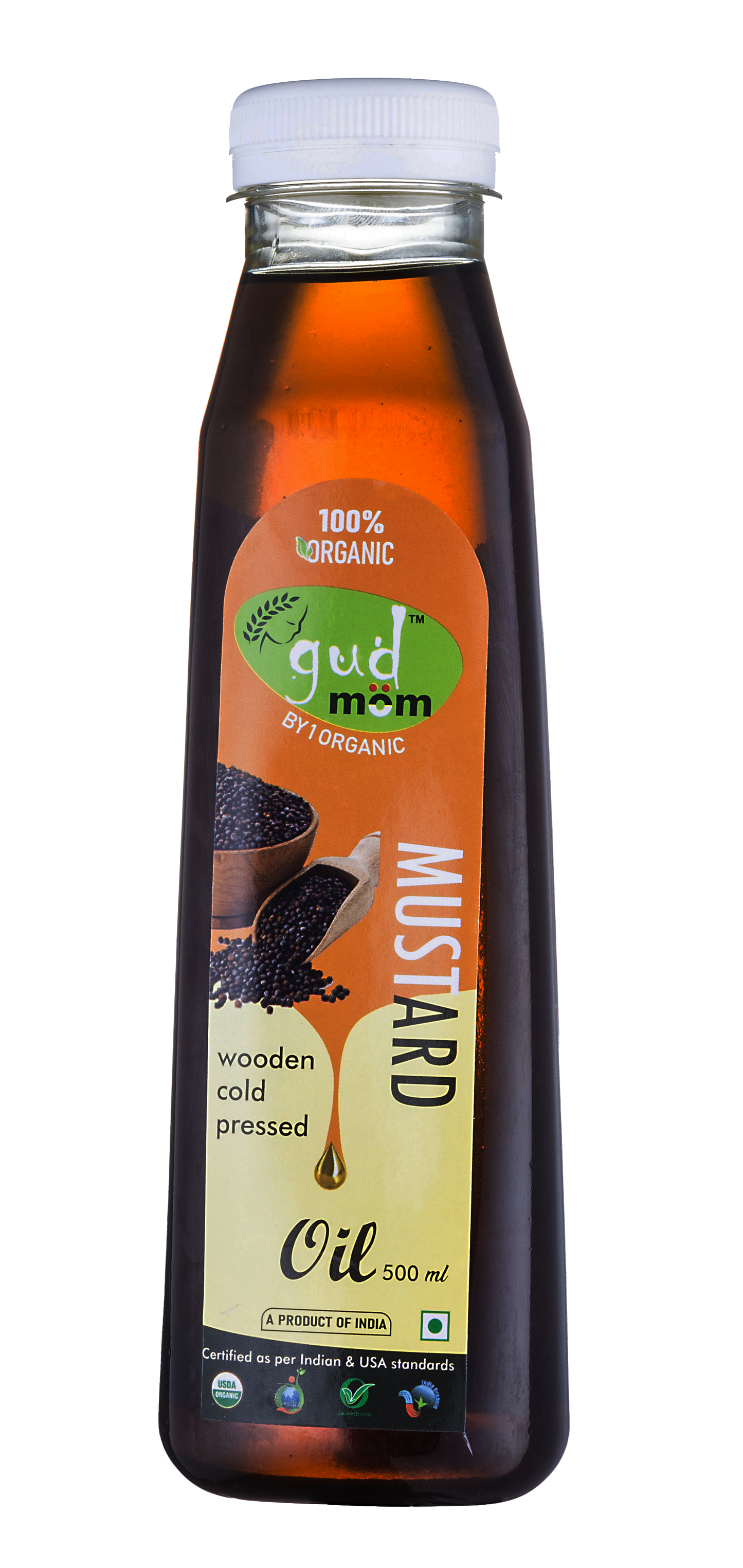 Organic Cold Pressed Mustard Oil 500 g