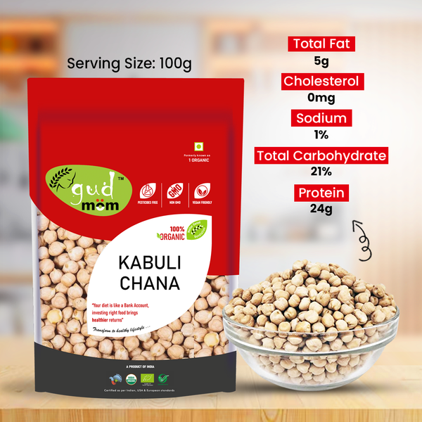 Organic Kabuli Chana 500 g