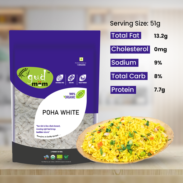 Organic Poha White* 500 g