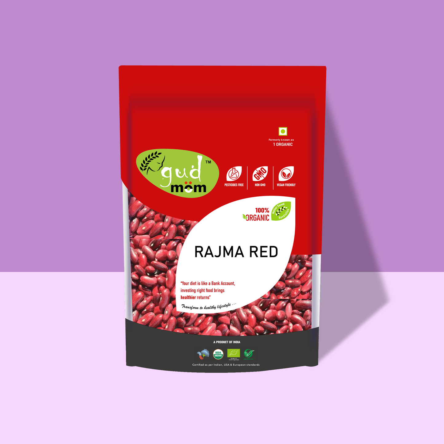 Organic Rajma Red 500 g