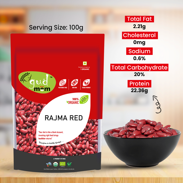 Organic Rajma Red 500 g