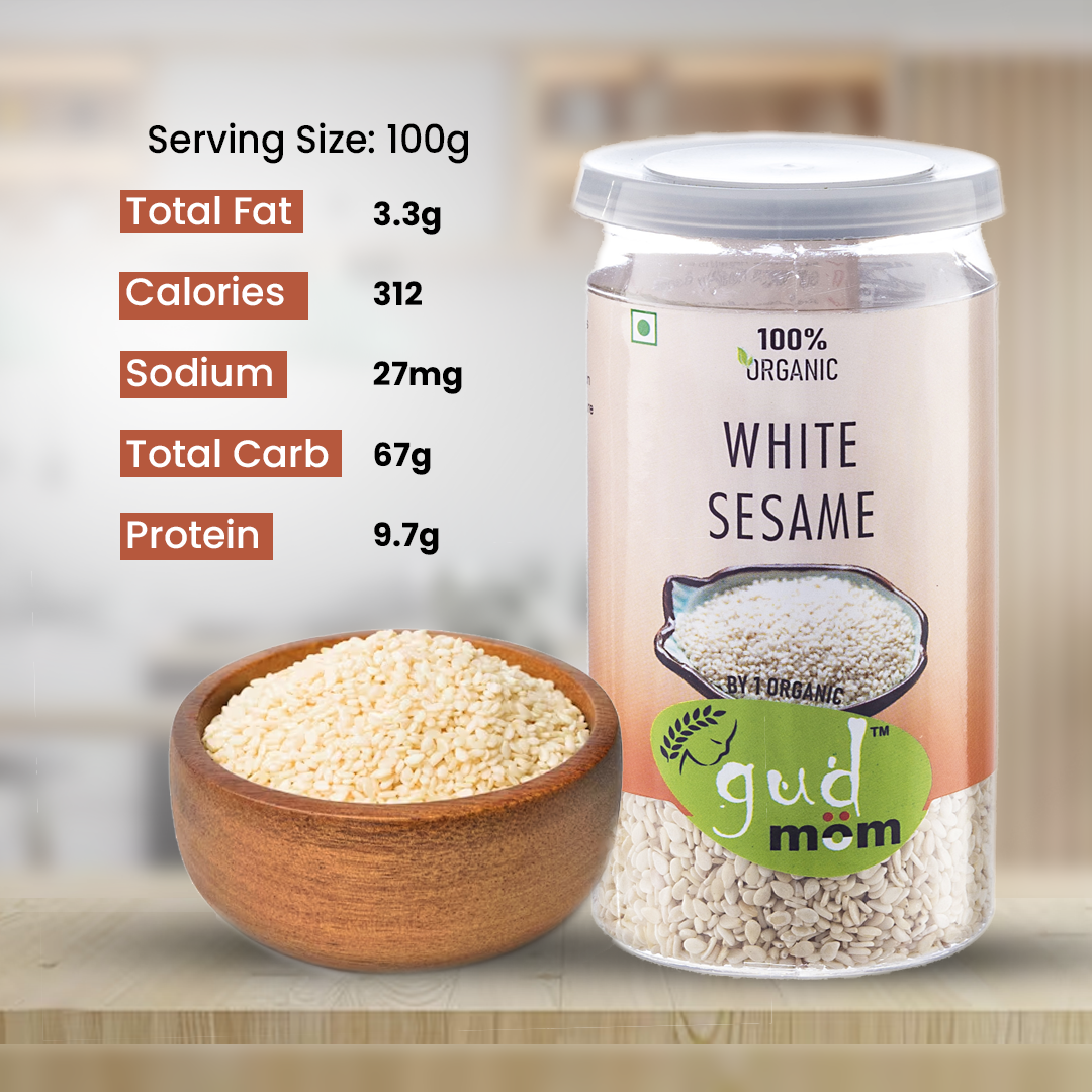 Organic White Sesame (Til) 100 g